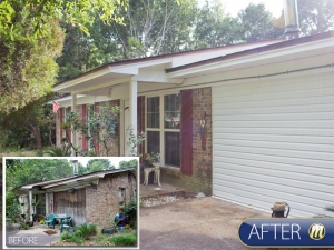 Front of Home before-after