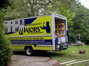 Majors Home Improvement Truck
