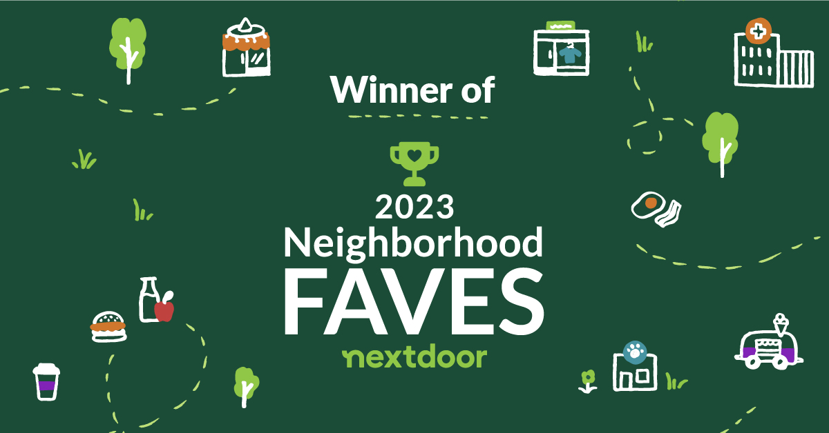 Winner of 2023 Nextdoor Neighborhood Faves